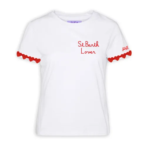MC2 Saint Barth , MC2 Saint Barth T-shirts and Polos White ,White female, Sizes: