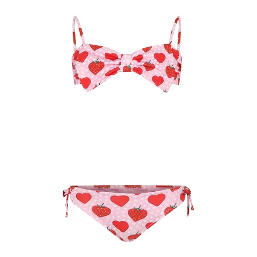 MC2 Saint Barth , Pink Strawberry Heart Bikini ,Pink female, Sizes: