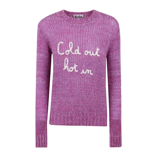 MC2 Saint Barth , Stylish Sweaters for Men ,Purple female, Sizes: