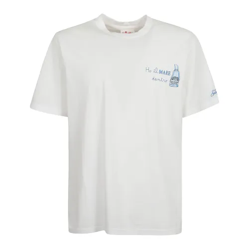MC2 Saint Barth , T-Shirts ,White male, Sizes: