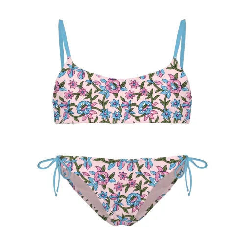 MC2 Saint Barth , Tropical Print Swim Trunks ,Multicolor female, Sizes: