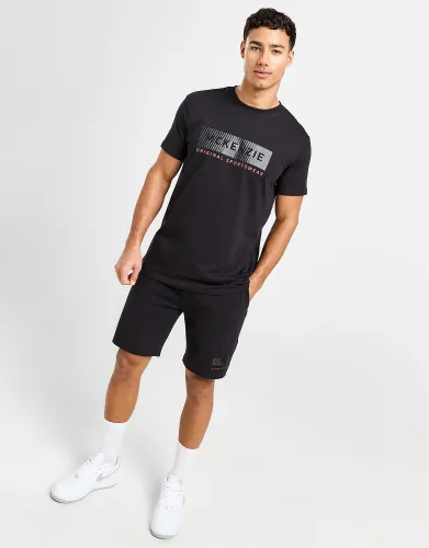 McKenzie Carbon T-Shirt/Shorts Set - Black - Mens