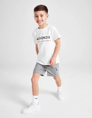 McKenzie Carbon Woven T-Shirt/Shorts Set Children - White