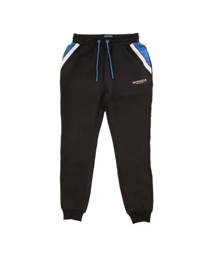 McKenzie Mens Glide Jog Pants in black blue