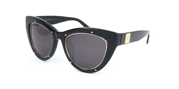 MCM 603SA Asian Fit 001 Women's Sunglasses Black Size 53