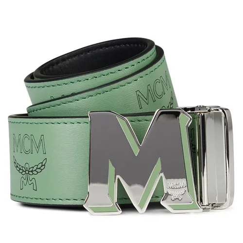 MCM Claus Reversible Belt - Green