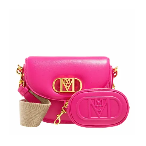 MCM , Travia Shoulder Bag ,Pink female, Sizes: ONE SIZE