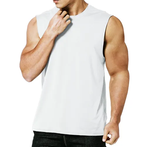 MEETYOO Men’s Sleeveless Quick Dry Tank T Shirt Vest Top