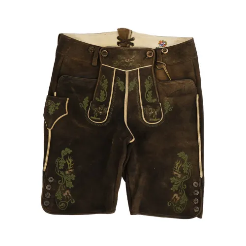 Meindl , Traditional Leather Shorts ,Brown male, Sizes:
