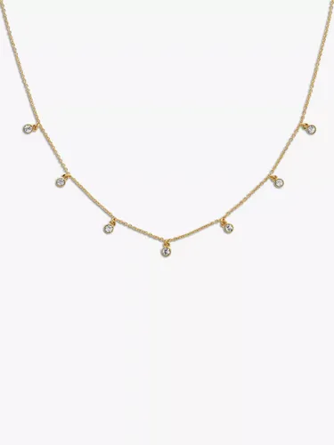 Melissa Odabash Crystal Drop Chain Necklace - Gold - Female