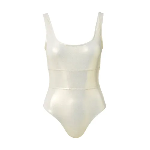 Melissa Odabash , Melissa Odabash Perugia Gold Swimsuit ,Beige female, Sizes: