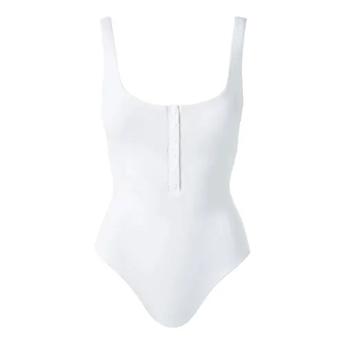 Melissa Odabash , White Taormina Swimsuit with SPF 50+ ,White female, Sizes: