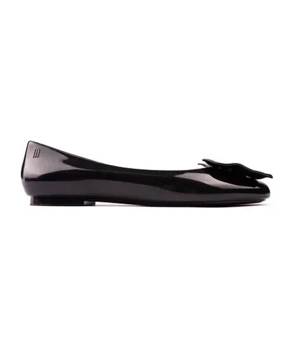 Melissa Womens Doll Trend Shoes - Black Rubber