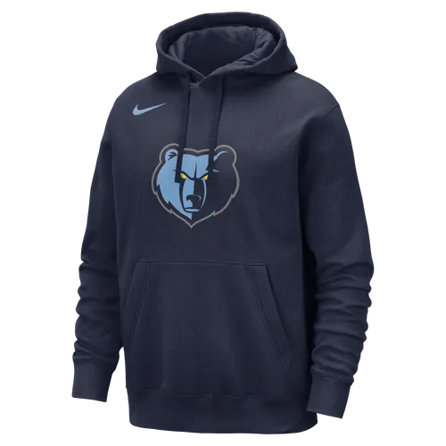 Memphis Grizzlies Club Men's Nike NBA Pullover Hoodie - Blue - Cotton