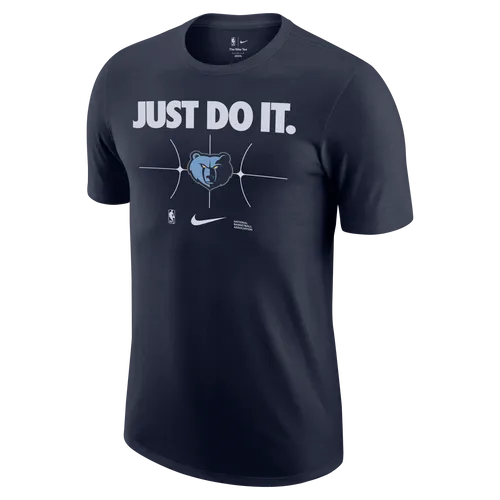 Memphis Grizzlies Essential Men's Nike NBA T-Shirt - Blue - Cotton