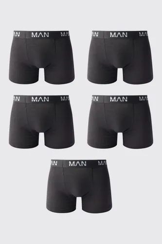Men's 5 Pack Man Trunks - Black - Xs, Black