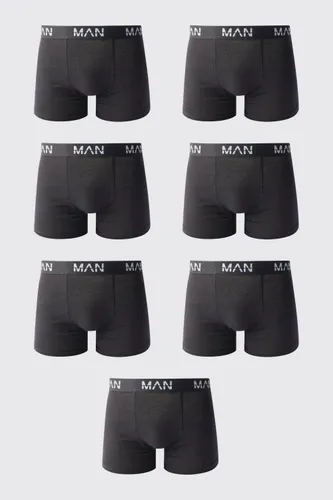 Men's 7 Pack Man Trunks - Black - Xs, Black