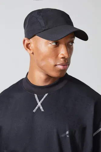 Men's Active Nylon Mesh Bungee Cap - Black - One Size, Black