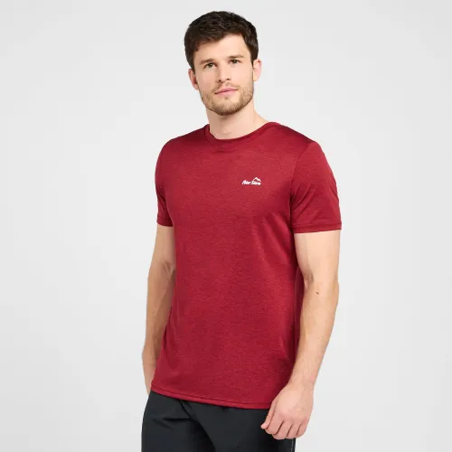 Men's Active Short Sleeve T-Shirt, Red