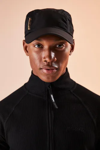 Men's Active Trek Nylon Mesh Panelled Cap - Black - One Size, Black