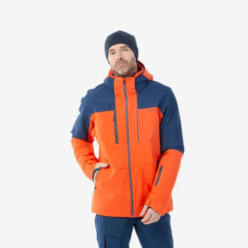 Men’s  All Mountain 500 Ski Jacket - Orange And Blue