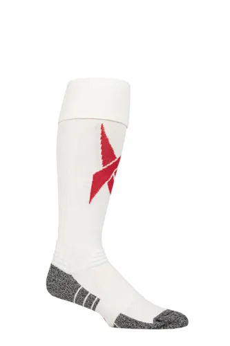 Mens and Ladies 1 Pair Reebok Technical Recycled Long Technical Football Socks White 2.5-3.5 UK
