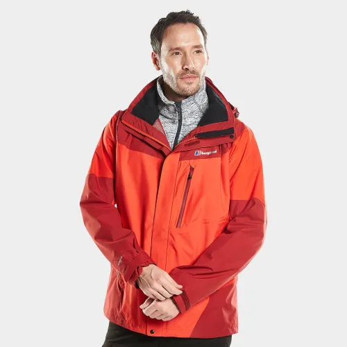 Men's Arran Waterproof Jacket - Red, Red