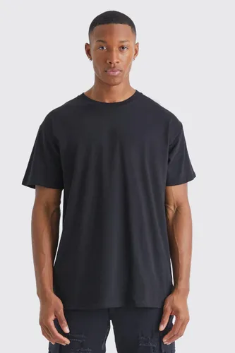 Men's Basic Crew Neck T-Shirt - Black - S, Black