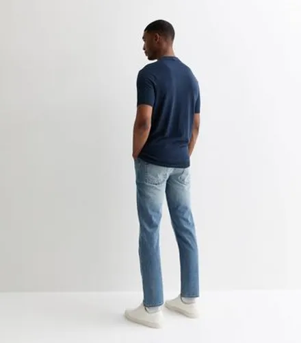 Men's Blue Slim Fit Jeans New Look