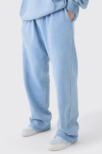 Mens Blue Tall Relaxed Fit Laundered Wash Jogger, Blue