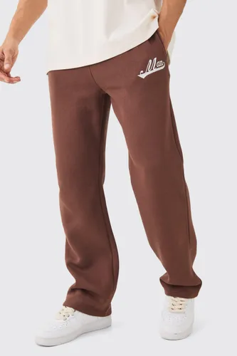 Mens Brown Man Relaxed Fit Jogger, Brown