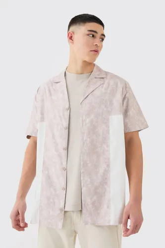 Men's Camo Gusset Detail Shirt - Grey - S, Grey