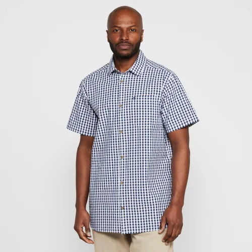 Men's Centro Short Sleeved Shirt, Blue