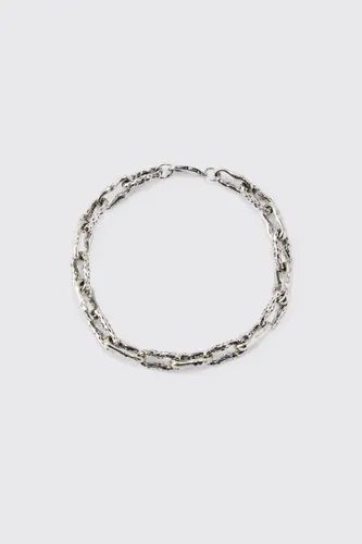 Men's Chunky Chain Bracelet - Grey - One Size, Grey
