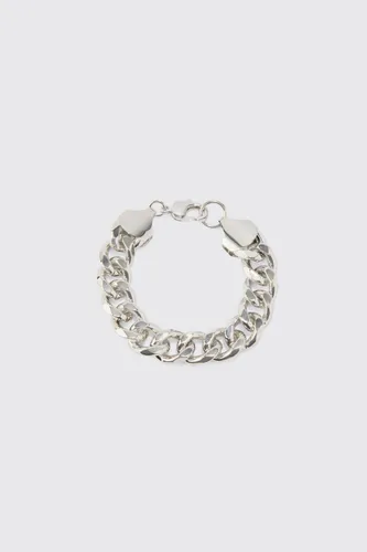 Men's Chunky Chain Bracelet - Grey - One Size, Grey
