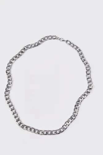 Men's Chunky Chain Necklace - Grey - One Size, Grey
