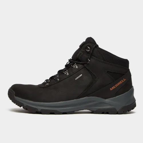 Men's Erie Mid Waterproof Walking Boots - Black, Black