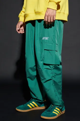 Men's Fixed Waist Skate Fit Trouser - Green - Xs, Green