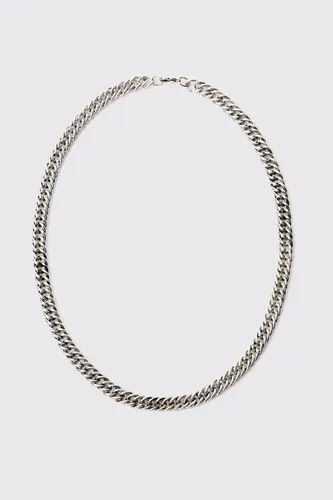 Mens Grey Chunky Chain Necklace, Grey