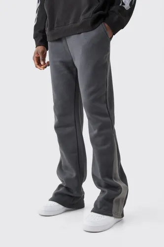 Mens Grey Stacked Gusset Joggers, Grey