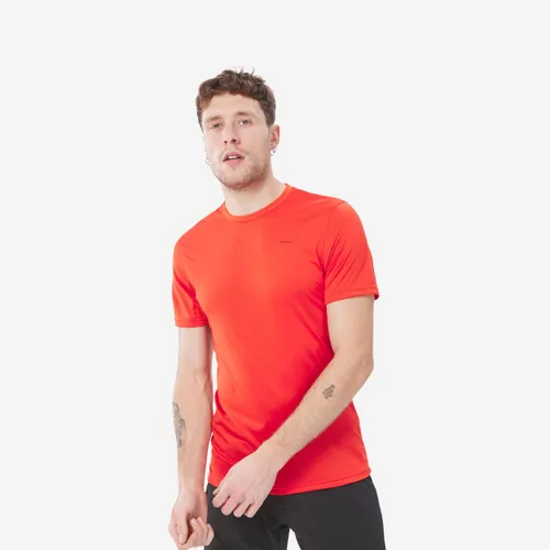 Men's Hiking Synthetic Short-sleeved T-shirt  MH100