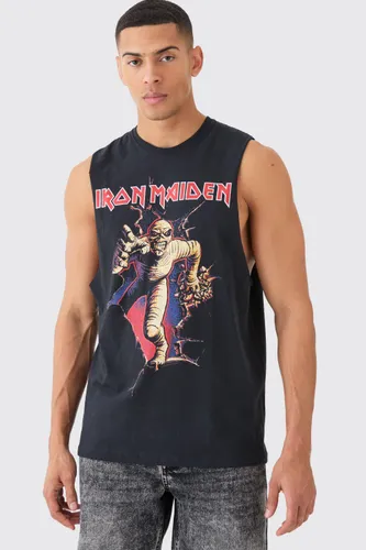 Men's Iron Maiden License Vest - Black - S, Black