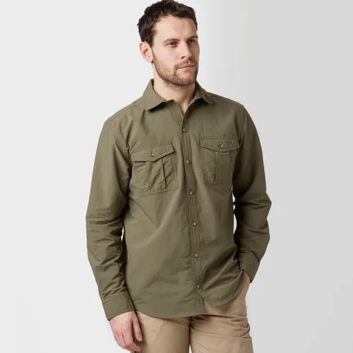 Men's Long Sleeve Travel Shirt, Khaki