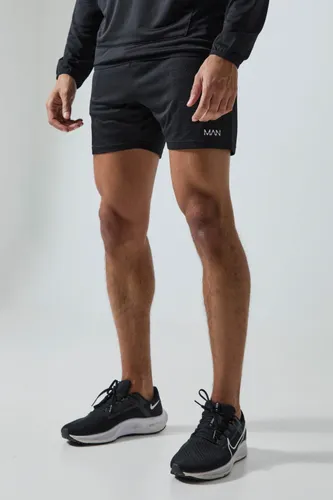 Men's Man Active Geo Jacquard 5Inch Shorts - Black - L, Black
