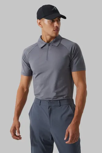 Men's Man Active Golf Polo - Grey - Xs, Grey