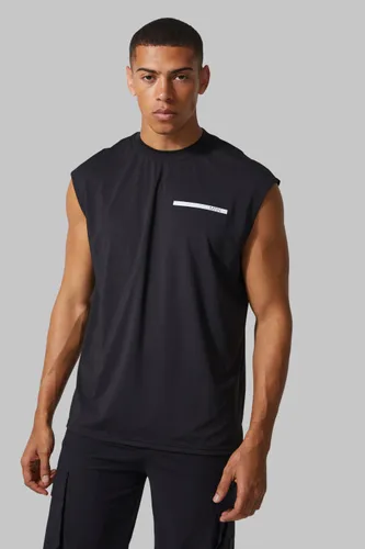 Men's Man Active Oversized Performance Vest - Black - Xs, Black