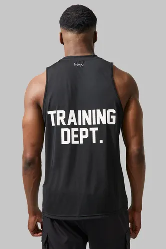 Men's Man Active Training Dept Performance Vest - Black - Xs, Black