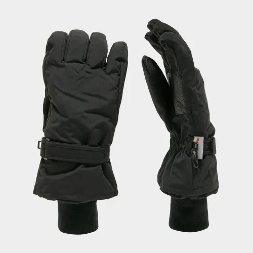 Men's Microfibre Waterproof Gloves, Black