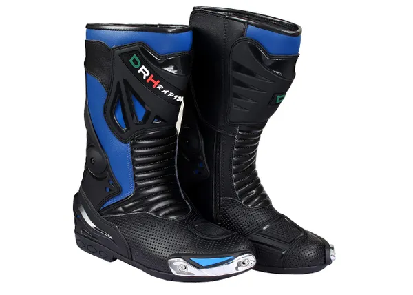 Mens Motorbike/Motorcycle Racing Leather Sport Shoes/Boots