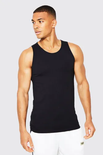 Men's Muscle Fit Vest - Black - M, Black
